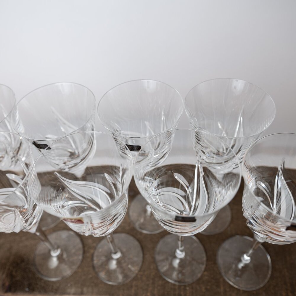 Crystal Wine Glasses - Cetona by DaVinci - Set of 7 - Picture 3 of 8